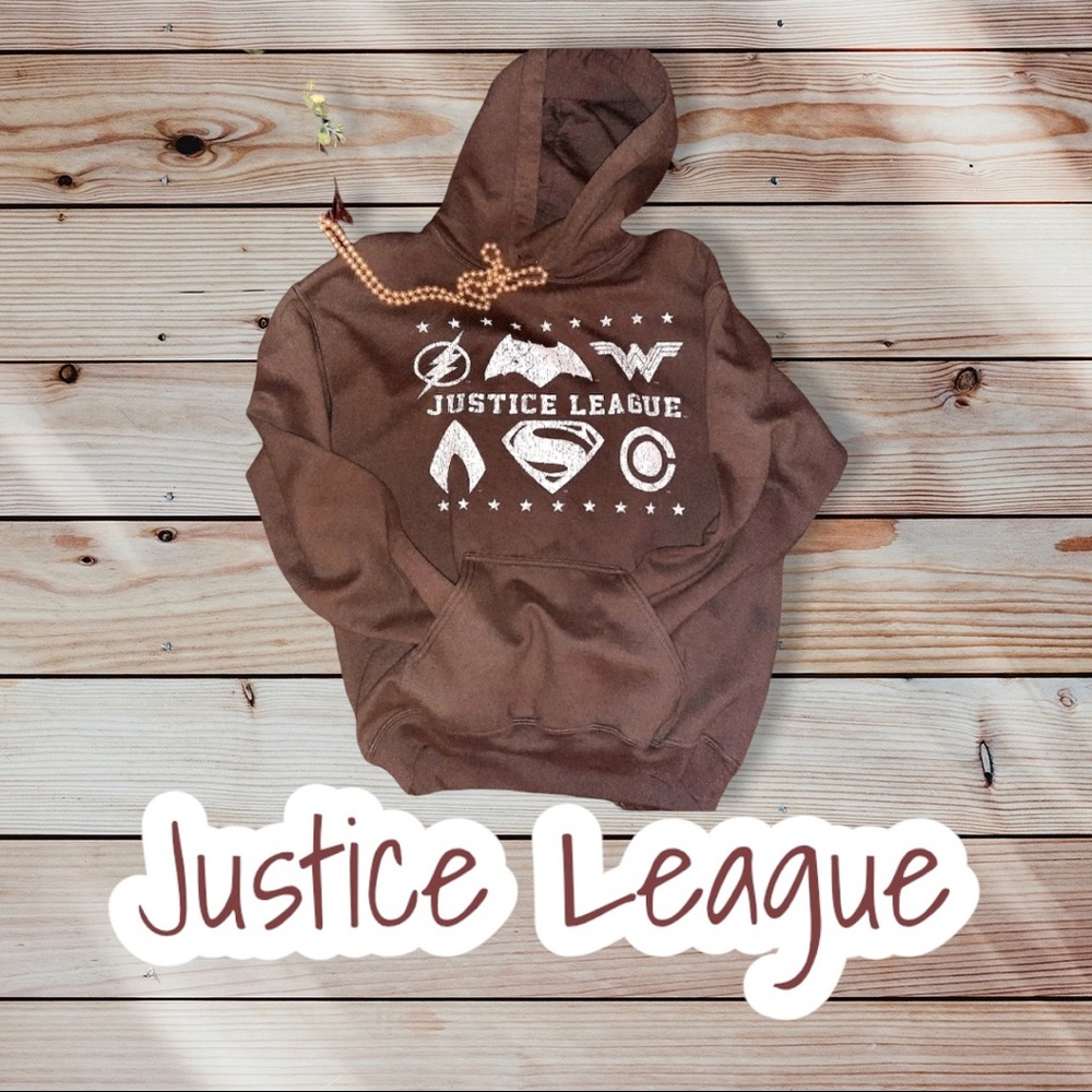 RARE “JUSTICE LEAGUE” PULLOVER HOODIE | MEDIUM